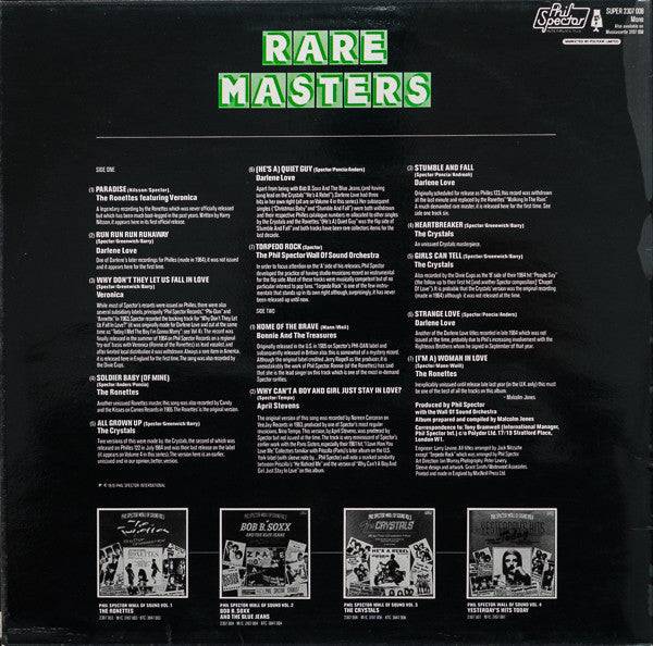 Various - Rare Masters - LP