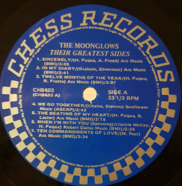 The Moonglows - Their Greatest Sides - LP
