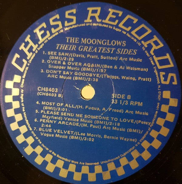 The Moonglows - Their Greatest Sides - LP
