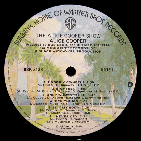 Alice Cooper (2) - The Alice Cooper Show - LP