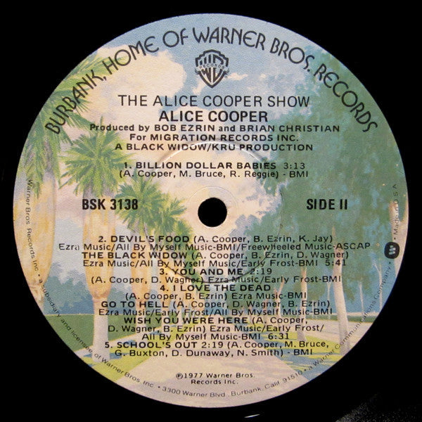 Alice Cooper (2) - The Alice Cooper Show - LP