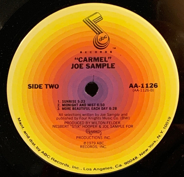 Joe Sample - Carmel - LP
