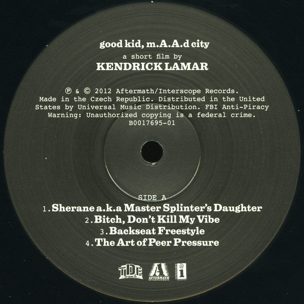 Kendrick Lamar - Good Kid, M.A.A.D City - LP