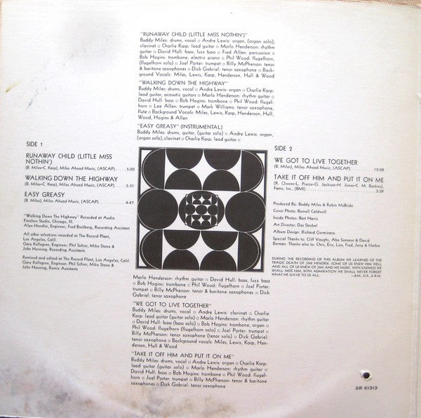 Buddy Miles - We Got To Live Together - LP