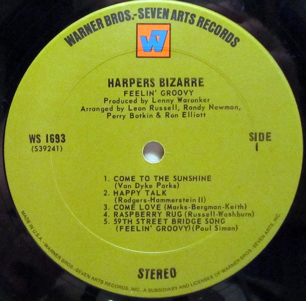 Harpers Bizarre - Feelin' Groovy - LP