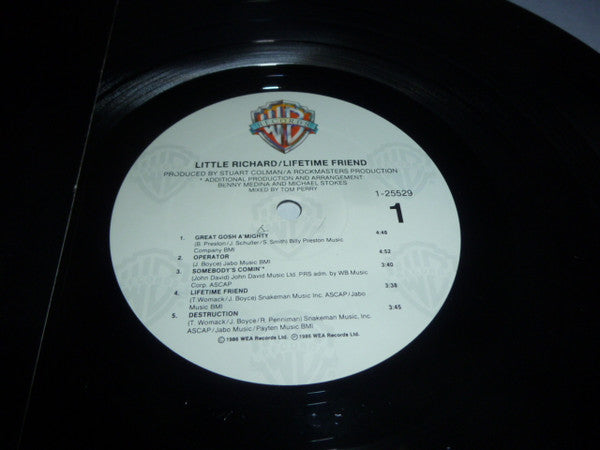 Little Richard - Lifetime Friend - LP