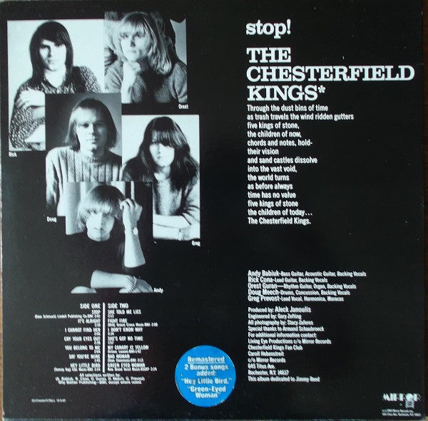 The Chesterfield Kings - Stop! - LP