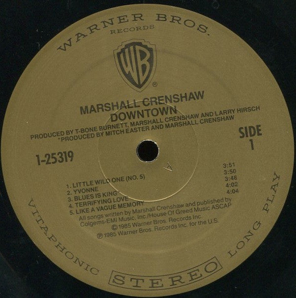 Marshall Crenshaw - Downtown - LP