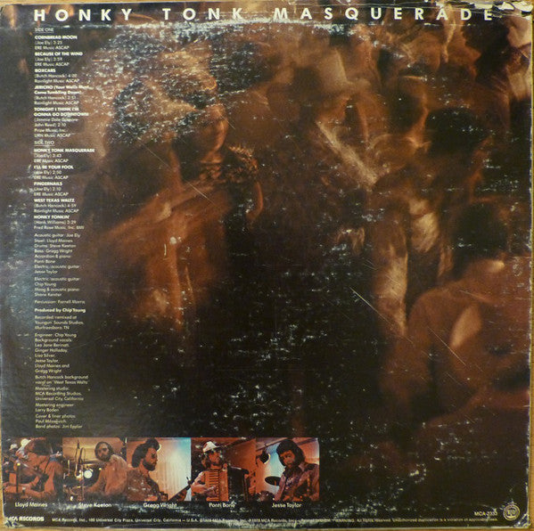 Joe Ely - Honky Tonk Masquerade - LP