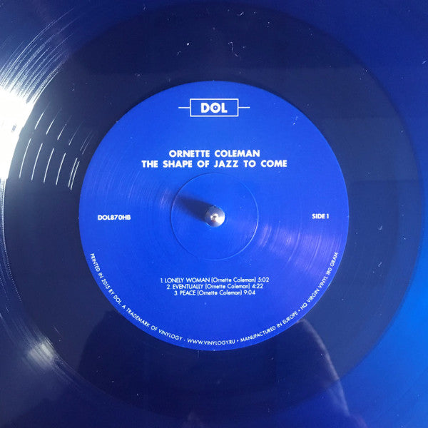 Ornette Coleman - The Shape Of Jazz To Come - LP
