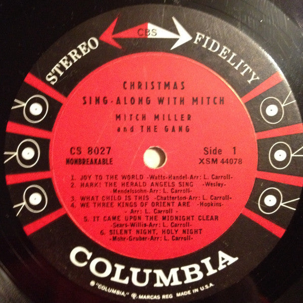Mitch Miller & The Gang* - Christmas Sing-Along With Mitch - LP