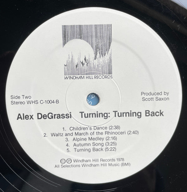Alex DeGrassi* - Turning: Turning Back - LP