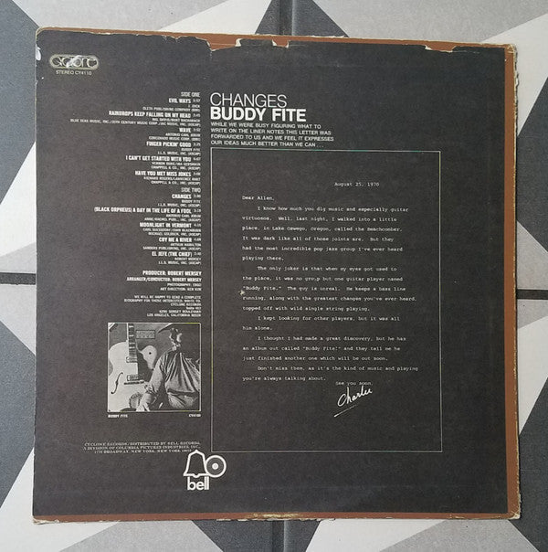 Buddy Fite - Changes - LP