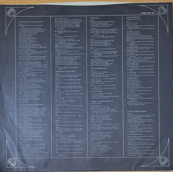Andrew Lloyd Webber & Tim Rice - Jesus Christ Superstar - A Rock Opera - LP