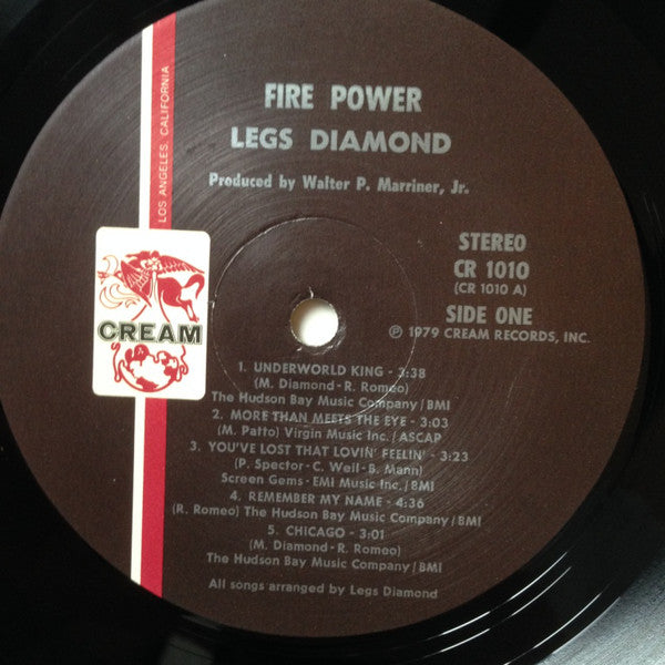 Legs Diamond (2) - Fire Power - LP