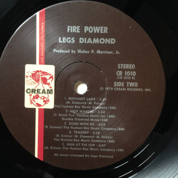 Legs Diamond (2) - Fire Power - LP