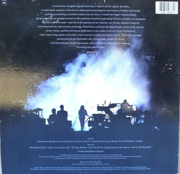 Barbra Streisand - One Voice - LP
