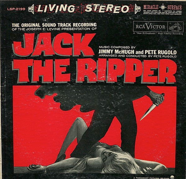 Jimmy McHugh and Pete Rugolo - Jack The Ripper (The Original Soundtrack Recording) - LP