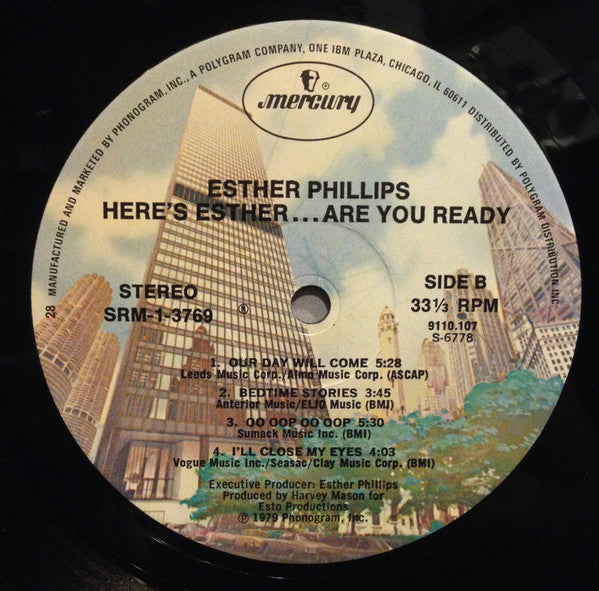 Esther Phillips - Here's Esther...Are You Ready - LP