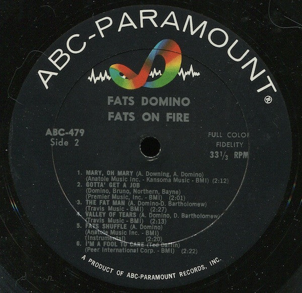 Fats Domino - Fats On Fire - LP