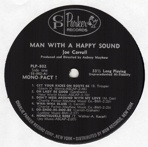 Joe Carroll - Man With A Happy Sound - LP