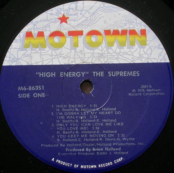 The Supremes - High Energy - LP