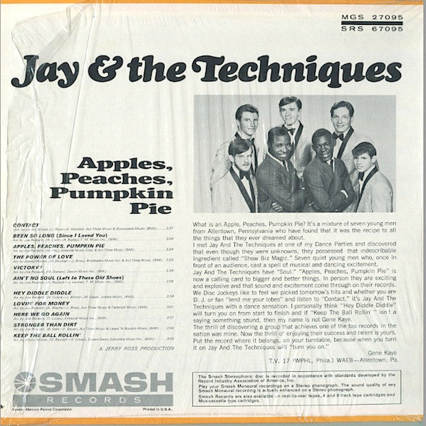Jay & The Techniques - Apples, Peaches, Pumpkin Pie - LP