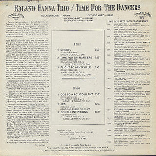 Roland Hanna Trio - Time For The Dancers - LP