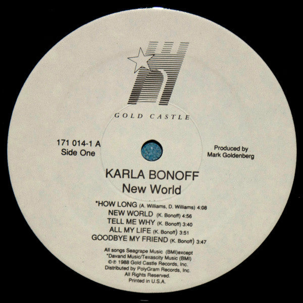 Karla Bonoff - New World - LP