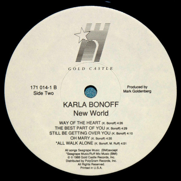 Karla Bonoff - New World - LP