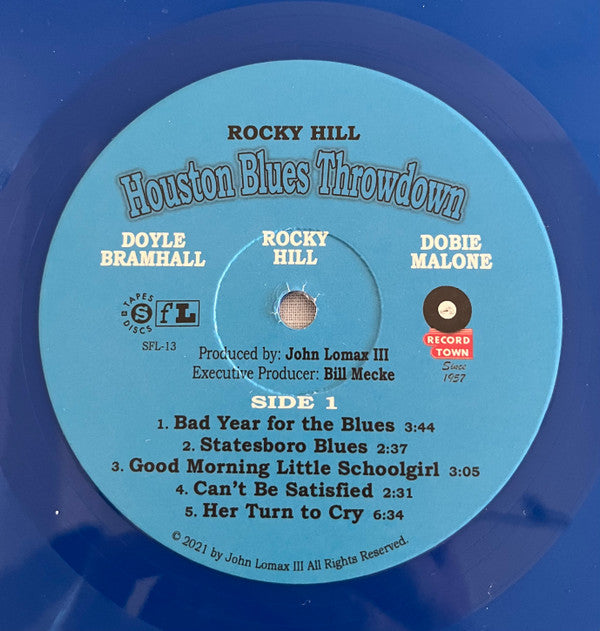 Rocky Hill, Doyle Bramhall, Dobie Malone - Rocky Hill - Houston Blues Throwdown - LP