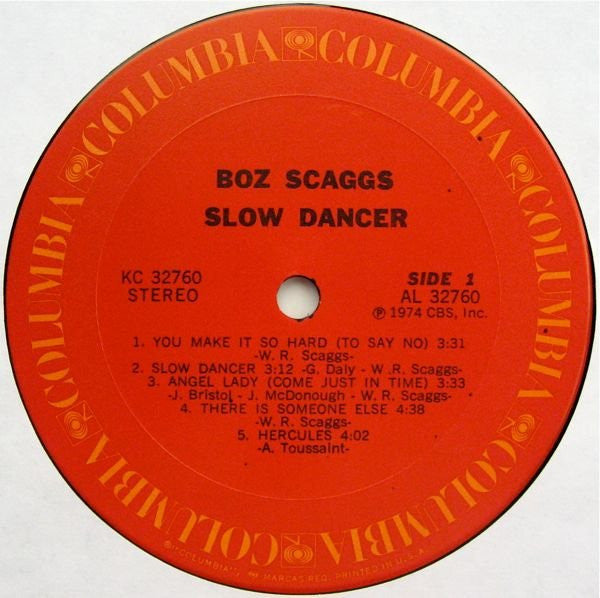 Boz Scaggs - Slow Dancer - LP