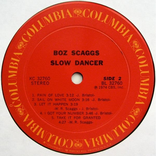 Boz Scaggs - Slow Dancer - LP