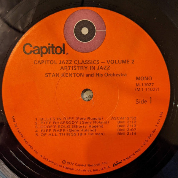 Stan Kenton And His Orchestra - Artistry In Jazz - LP