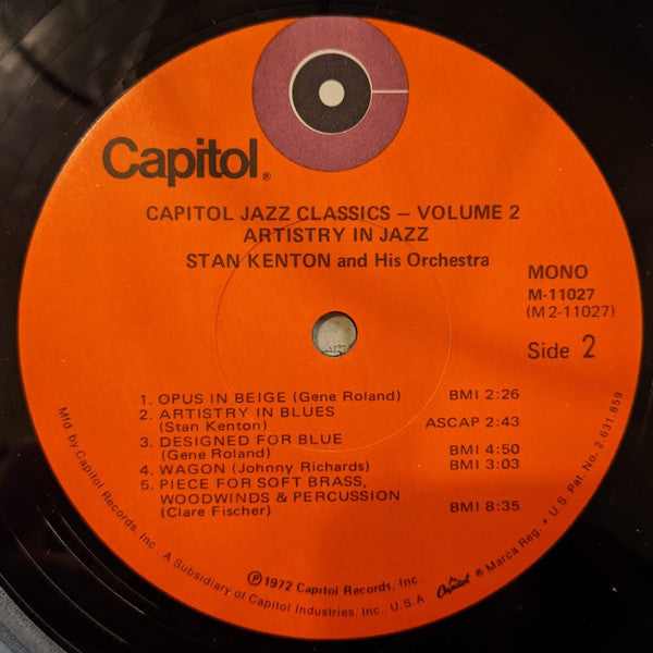 Stan Kenton And His Orchestra - Artistry In Jazz - LP