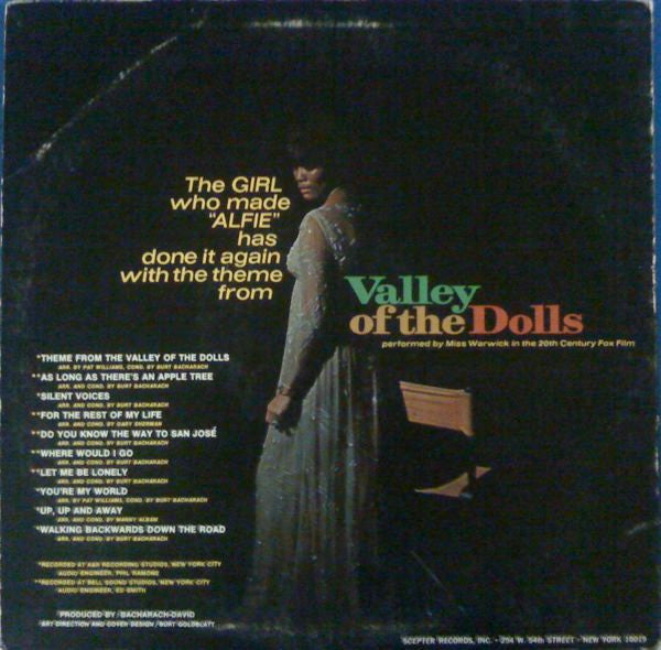 Dionne Warwick - Valley Of The Dolls - LP