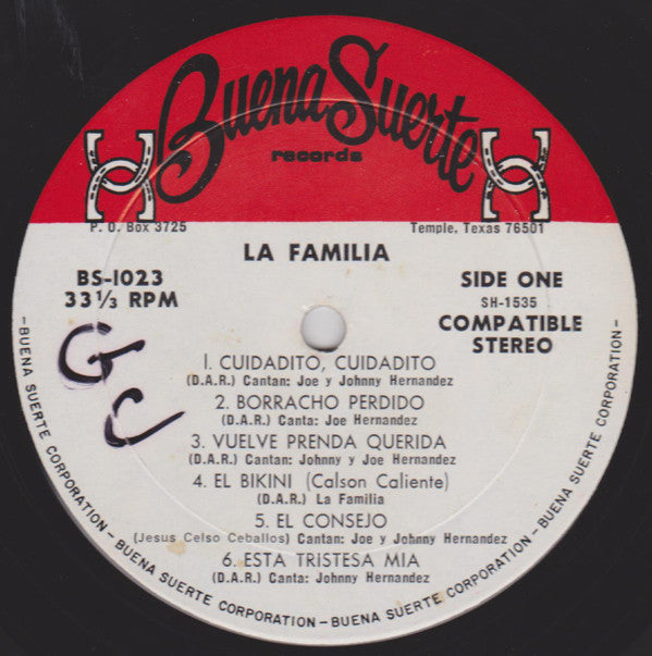 La Familia  - La Familia - LP