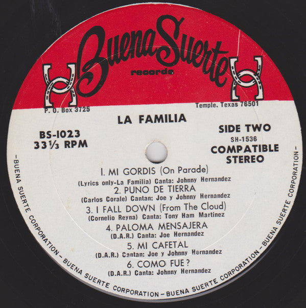 La Familia  - La Familia - LP