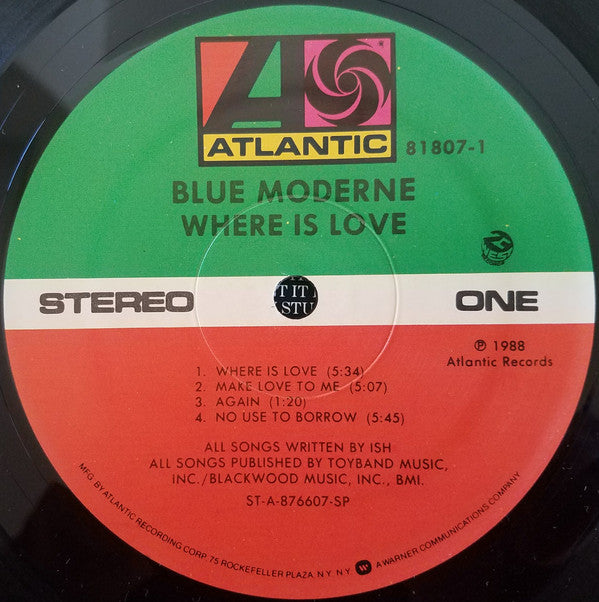 Blue Moderne - Where Is Love - LP