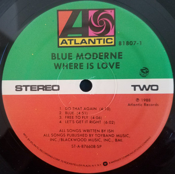 Blue Moderne - Where Is Love - LP