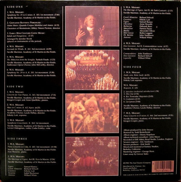 Neville Marriner*, Academy Of St. Martin-In-the-Fields* - Amadeus (Original Soundtrack Recording) - LP