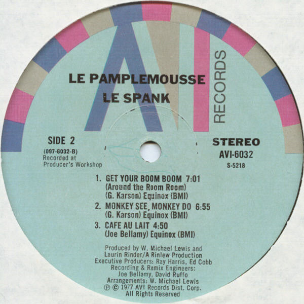 Le Pamplemousse - Le Spank - LP