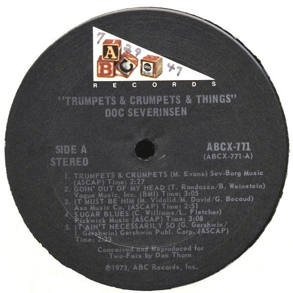 Doc Severinsen - Trumpets And Crumpets And Things - LP