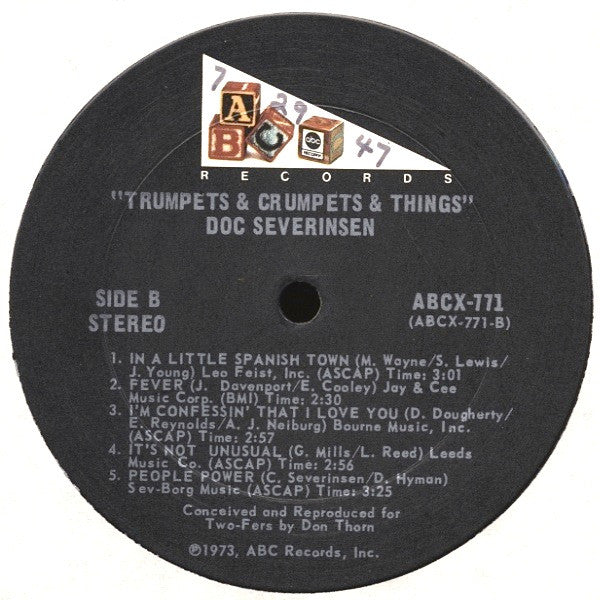 Doc Severinsen - Trumpets And Crumpets And Things - LP