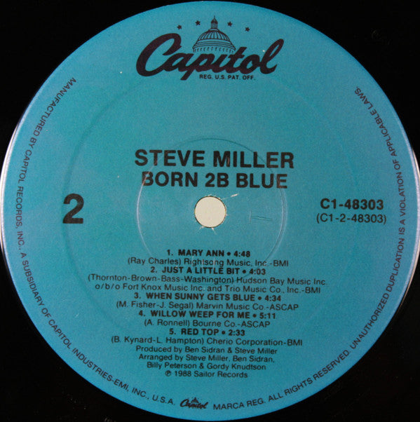 Steve Miller - Born 2B Blue - LP