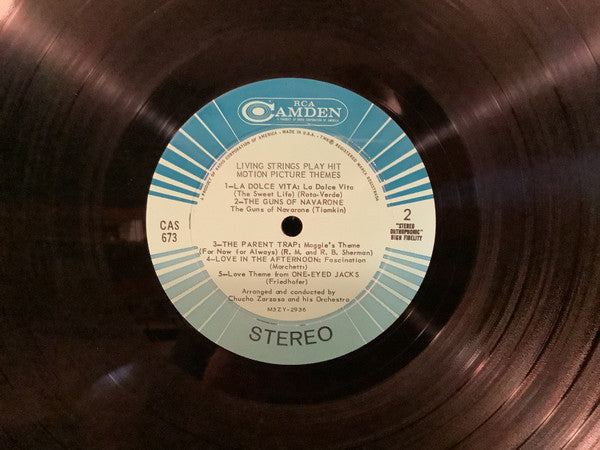 Living Strings - Play Hit Motion Picture Themes - LP