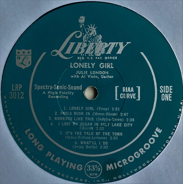 Julie London - Lonely Girl - LP