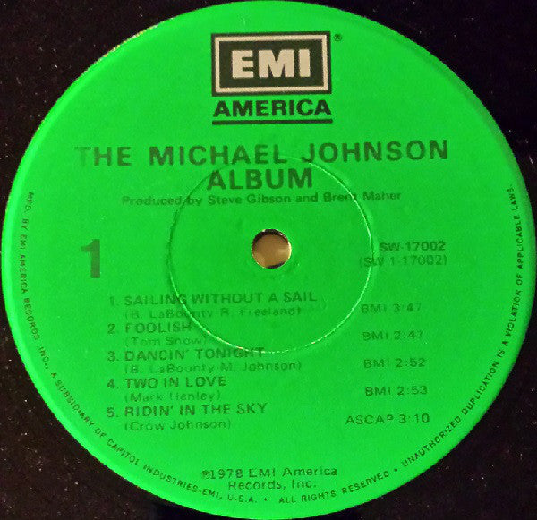 Michael Johnson  - The Michael Johnson Album - LP