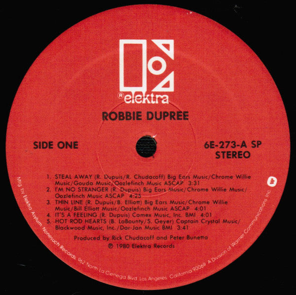 Robbie Dupree - Robbie Dupree - LP