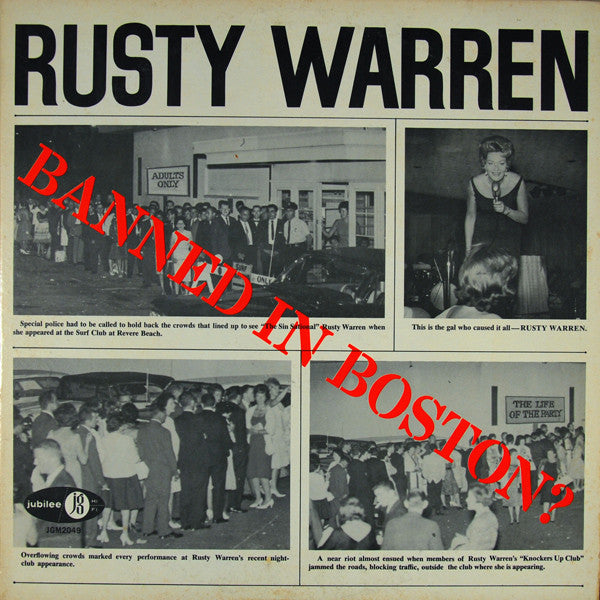 Rusty Warren - Banned In Boston? - LP